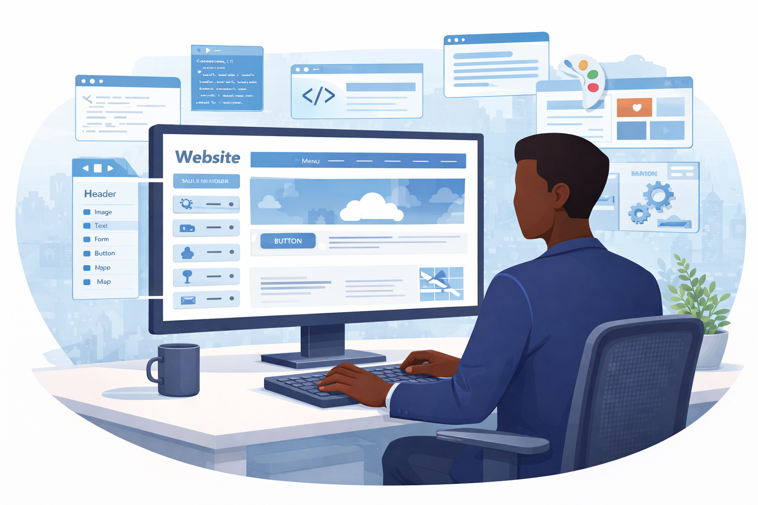 OIS team working on software